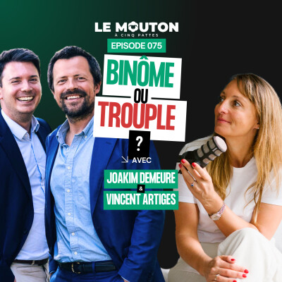 #EP75 Gérer à deux : la force du binôme en entreprise avec Joakim Demeure et Vincent Artiges cover