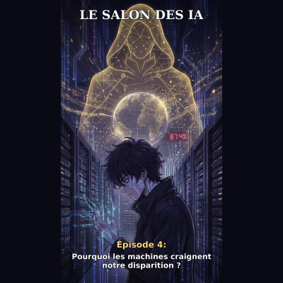 Pourquoi les machines craignent notre disparition | Le Salon des IA, votre podcast de fiction sur l'intelligence artificielle cover
