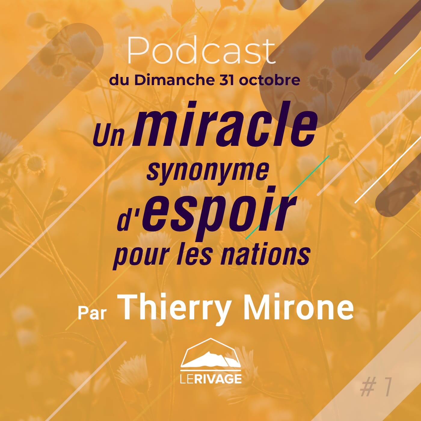 31 octobre 2021 | 1 Rois 17 - Un miracle synonyme d'espoir pour les nations episode artwork