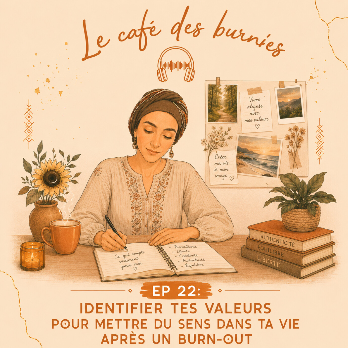 EP 22 IDENTIFIER TES VALEURS POUR METTRE DU SENS DANS TA VIE APRÈS UN BURN-OUT
