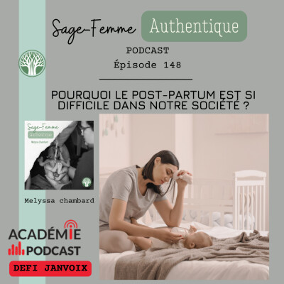 Pourquoi le post-partum est si difficile dans notre société ? EP148 cover