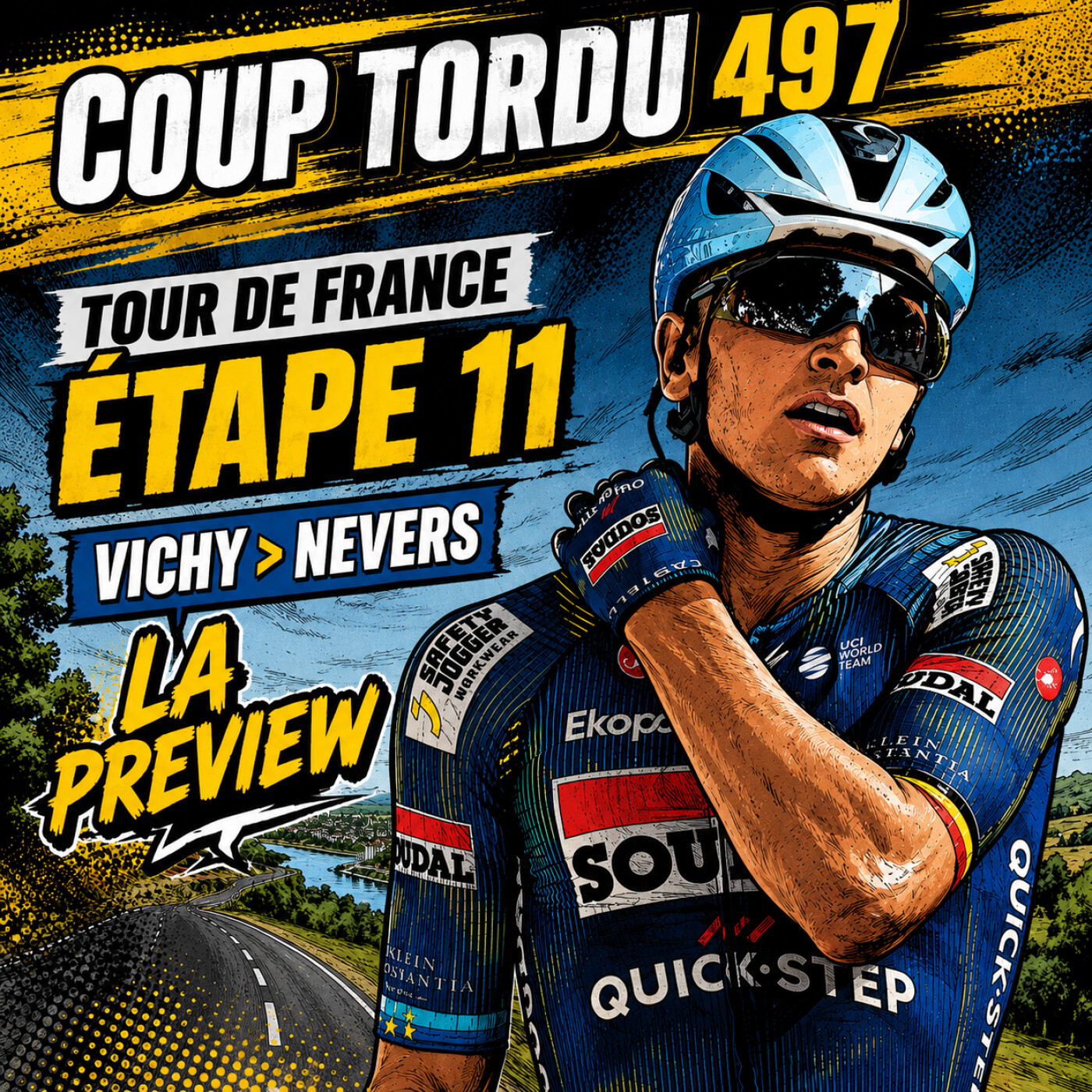 COUP TORDU 497 : TOUR DE FRANCE 2026, ETAPE 11 VICHY NEVERS, LA PREVIEW