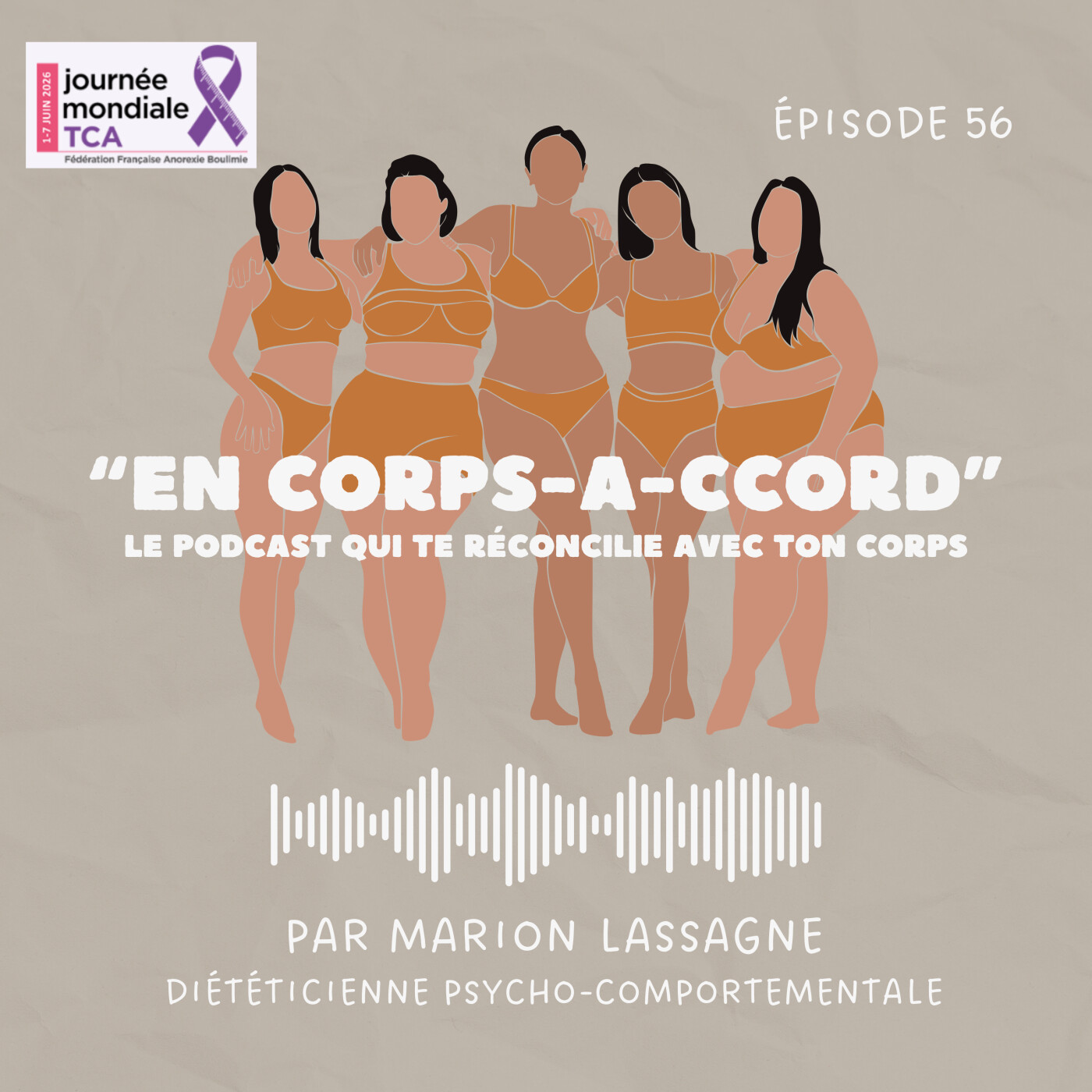 Ép. 56 : Les TCA ne sont pas une question de volonté, mais une question de santé mentale - (semaine de sensibilisation aux TCA) episode artwork