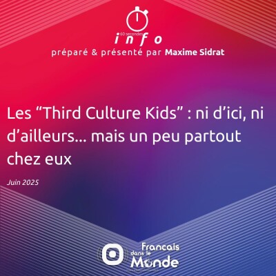 Les "Third Culture Kids" : ni d'ici, ni d'ailleurs... mais un peu partout chez eux cover