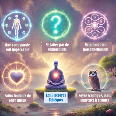 Feu intérieur - Capsule 014 - Les 5 Accords Toltèques cover