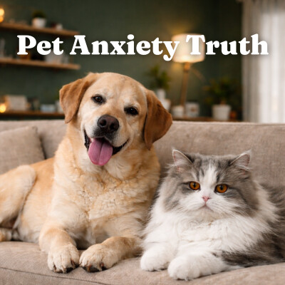 Pet Anxiety Explained: How to Calm Nervous Dogs & Stressed Cats Naturally cover