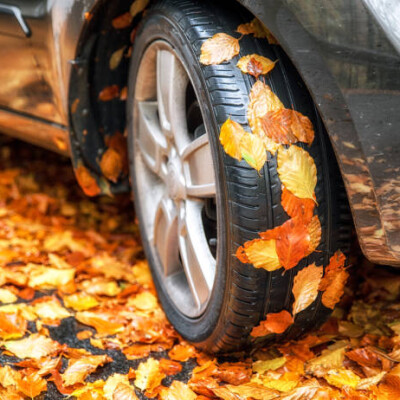 Feuilles mortes et pneus usés : le combo à éviter ! cover