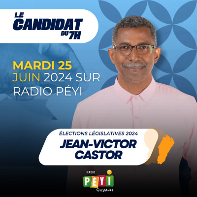 Le candidat du 7h | 25 juin 2024 | Jean-Victor Castor cover