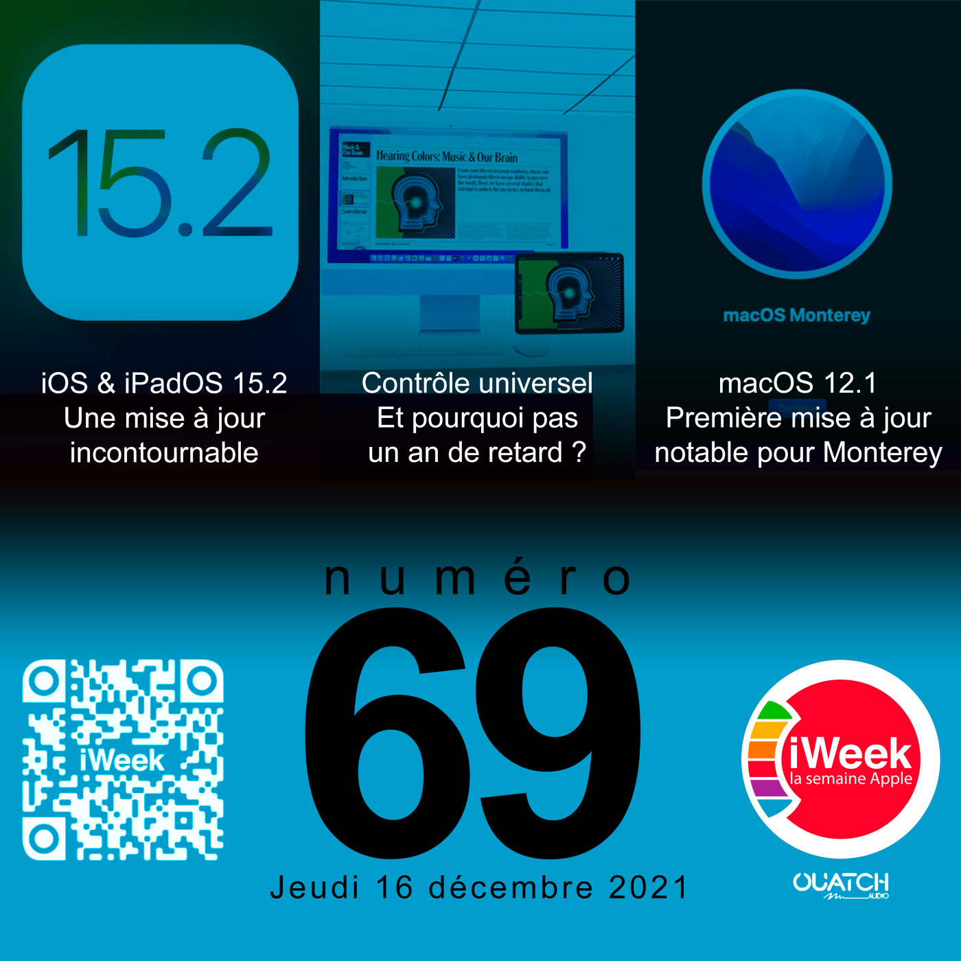 cover of episode iOS 15.2 et macOS 12.1 (sans Contrôle universel)