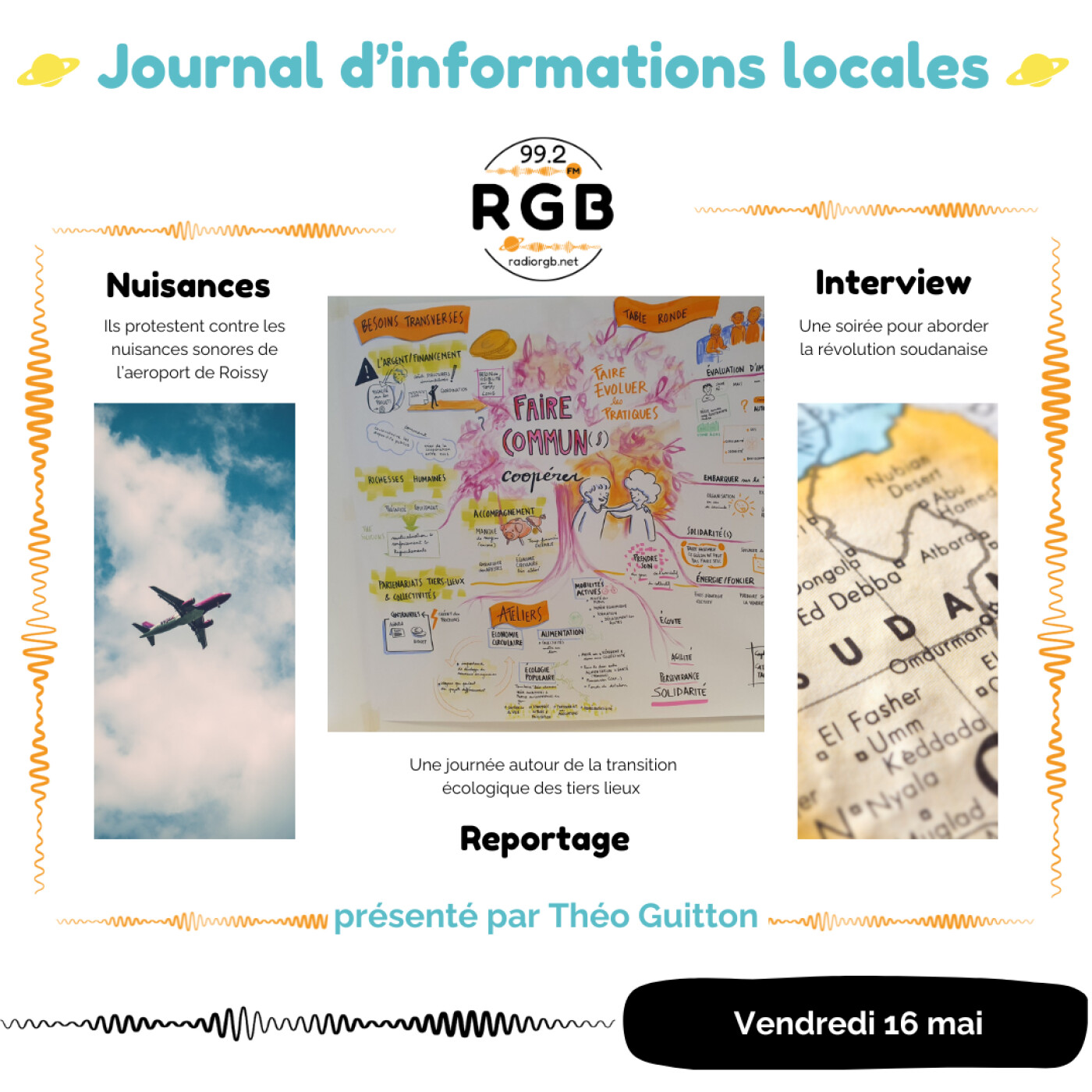 Le journal d\'informations locales - Radio RGB Cergy-Pontoise