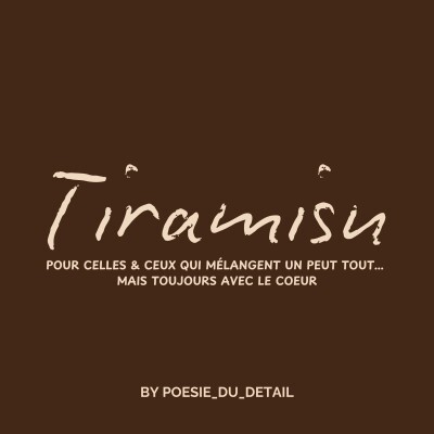 INTRO Bienvenue dans Tiramisu, le podcast pour celles et ceux qui mélangent un peu tout… mais toujours avec le cœur cover