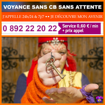 Voyance gratuite sans attente - 0892 22 20 22 ☎ cover