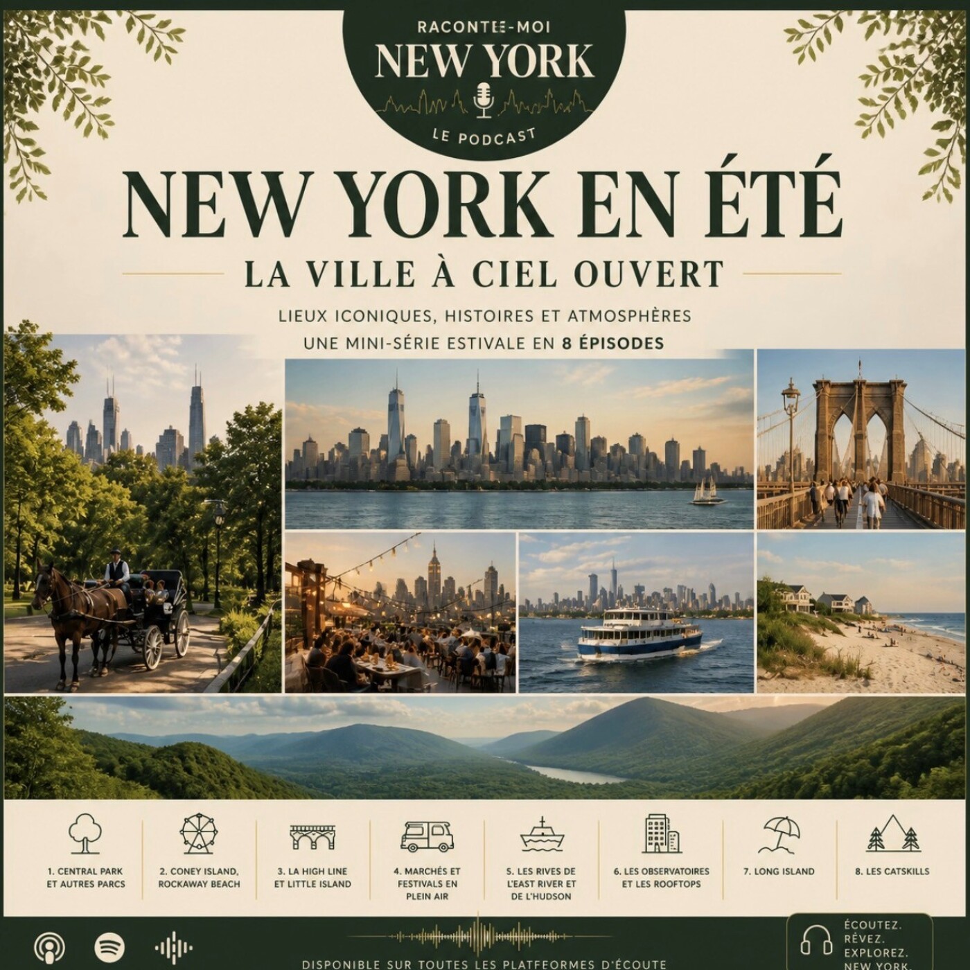 NY en été - La ville à ciel ouvert - Episode 3 - La High Line et Little Island - Promenades suspendues et nouveaux paysages urbains