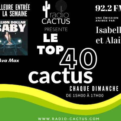 Top 40 Cactus du 05 mars 2023. cover
