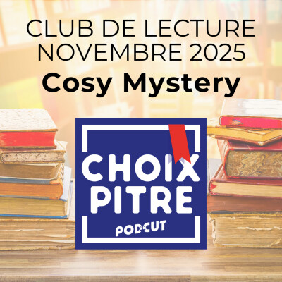 CLUB DE LECTURE - Novembre 2025 - Cosy Mystery cover