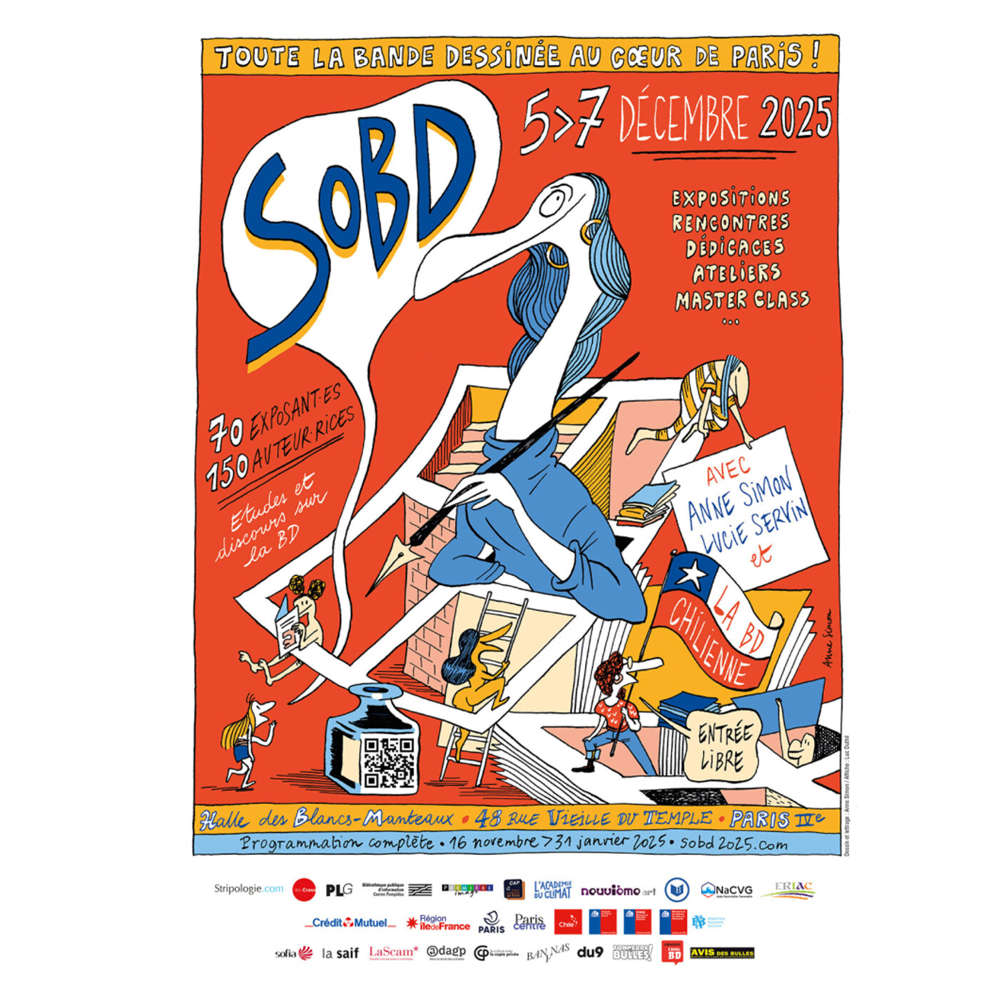 Lucie Servin, Anne Simon et la bande dessinée chilienne à l'honneur au SoBD 2025. Dans ma bulle #650 episode artwork