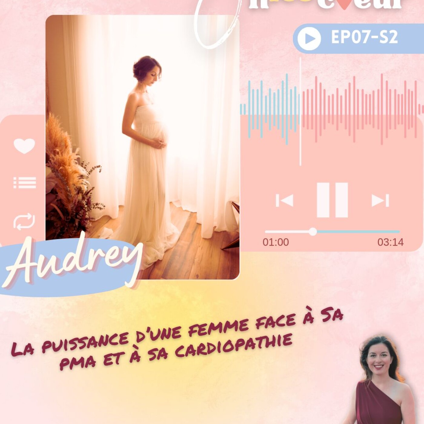 S2. EP7 - Audrey : surmonter les obstacles médicaux pour réaliser son rêve de maternité episode artwork