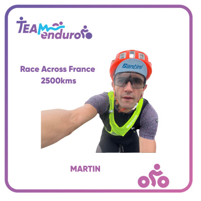 E08 Martin fait le tour de la France à vélo grâce à la Race Across France 2500kms cover