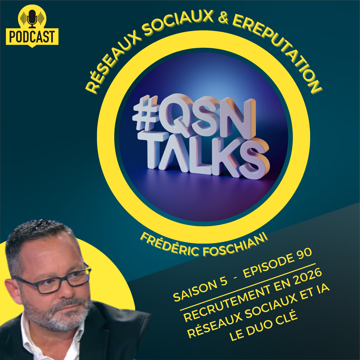 🎙️#QSNTALKS , le podcast des réseaux sociaux et de l\'eReputation