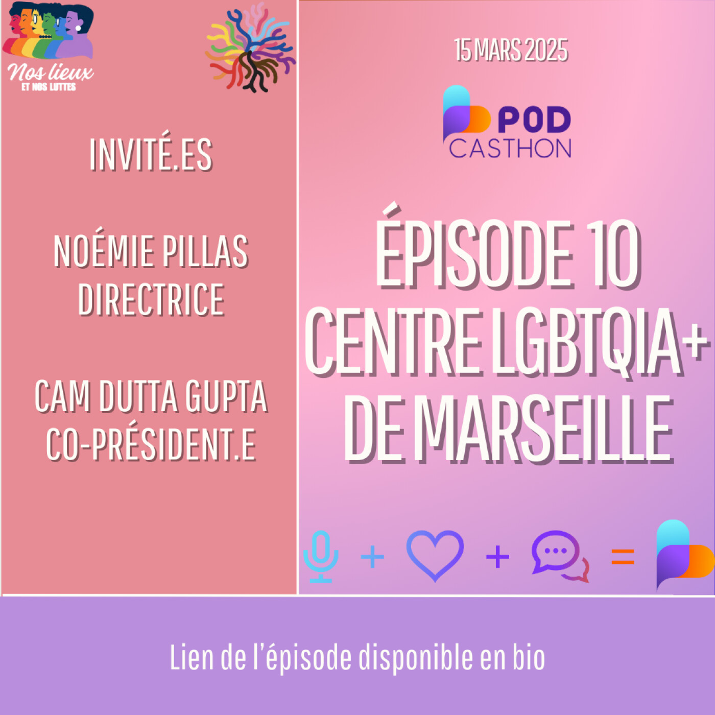Centre LGBTQIA+ de Marseille épisode 10 - Podcasthon 2025 Centre LGBTQIA+ de Marseille épisode 10 - Podcasthon 2025