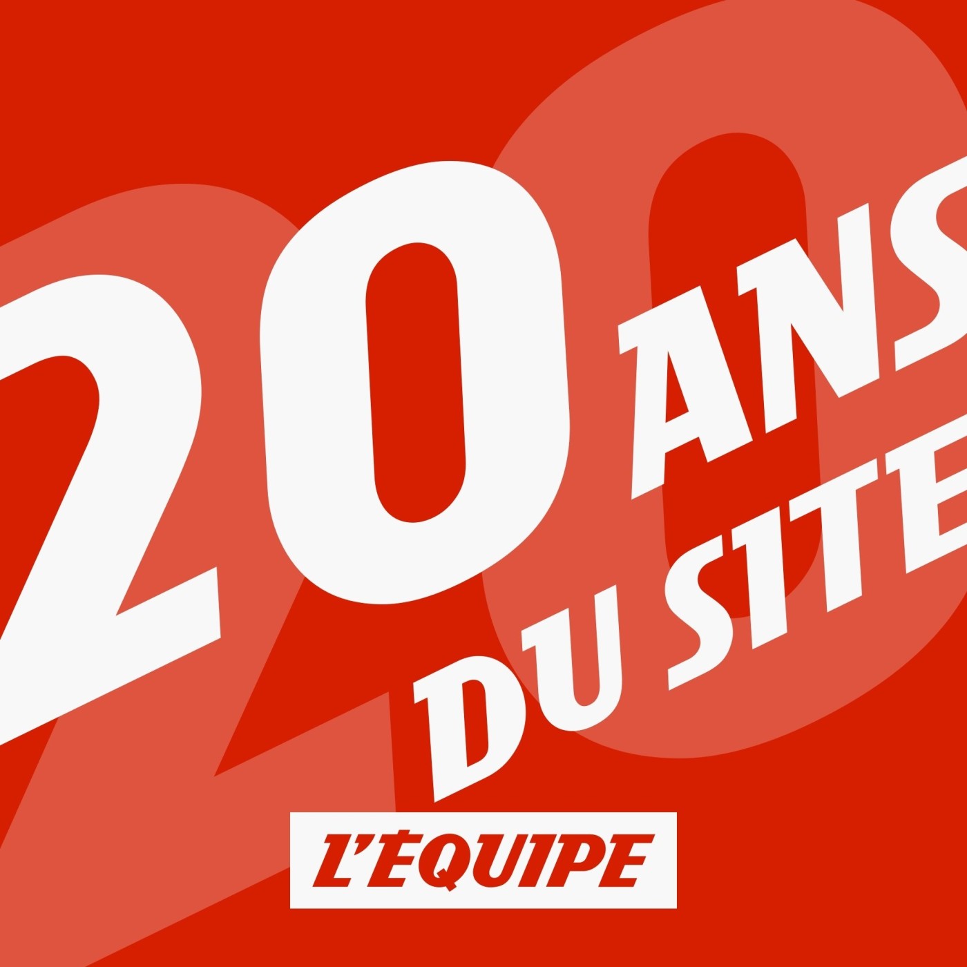 Le 20e anniversaire du site L'Equipe