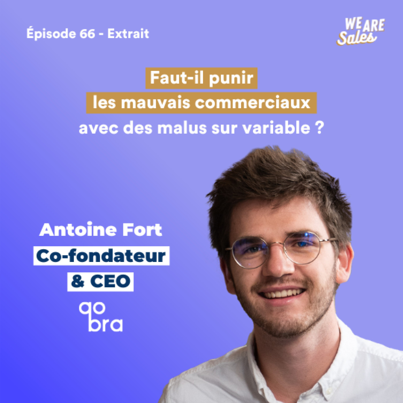😡 Faut-il punir les commerciaux qui vendent à marge minime avec des malus sur variable ? avec Antoine Fort episode artwork