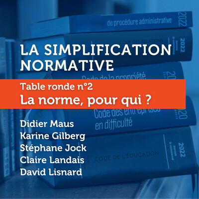 La simplification normative - TR N°2 : La norme, pour qui ? cover