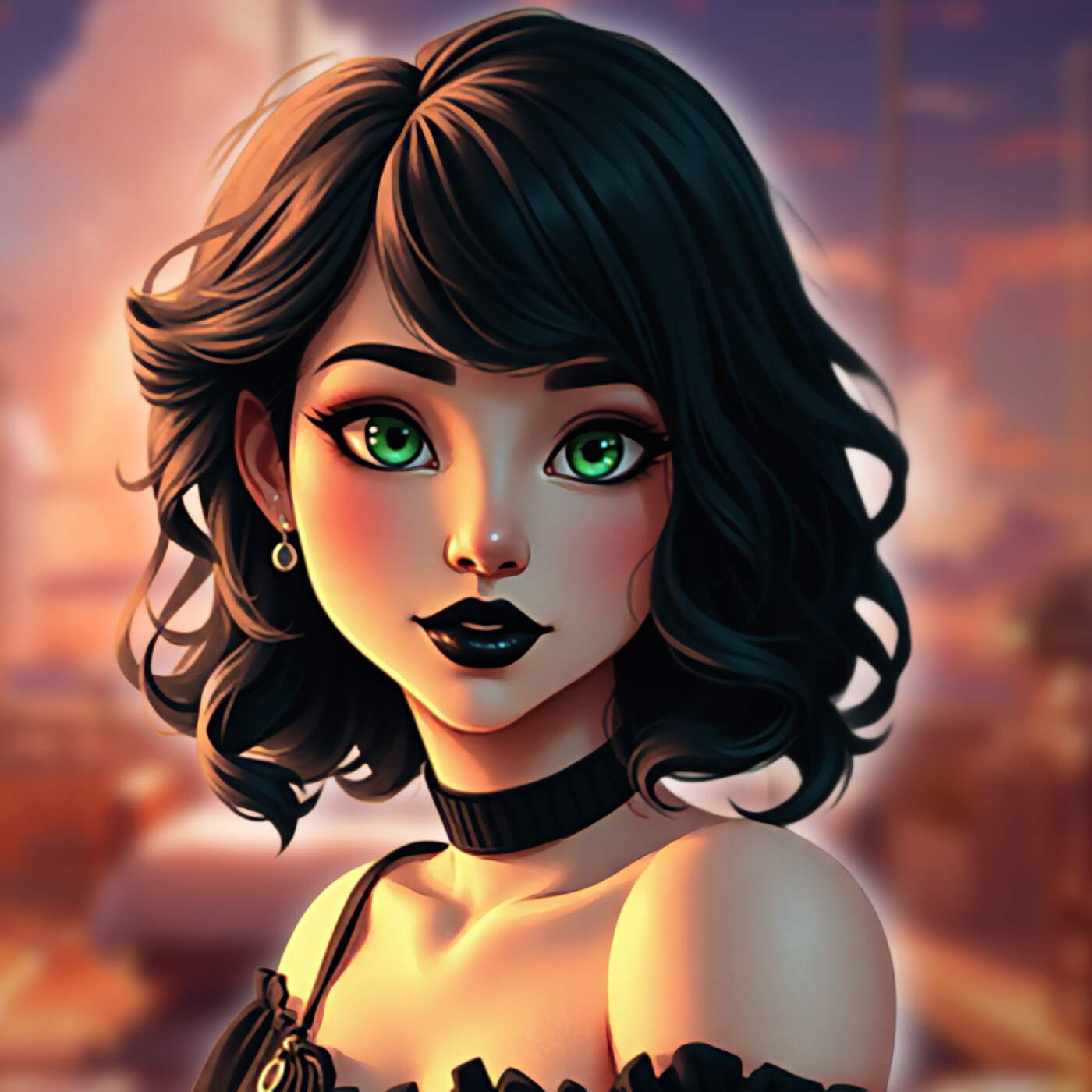 F4A | Your goth BFF broke up with her boyfriend for you [confession] [share a hotel room] episode artwork