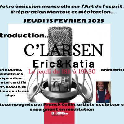 ART DE L'ESPRIT - BORDO FM - EMISSION THEMATIQUE PREPARATION MENTALE ET MEDITATION - 13 02 25 cover