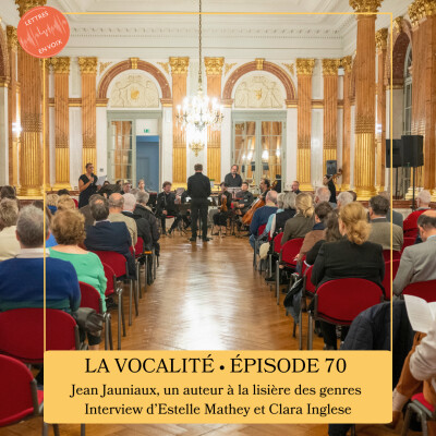 ÉPISODE 70 • Jean Jauniaux, un auteur à la lisière des genres • Interview par Estelle Mathey et Clara Inglese cover