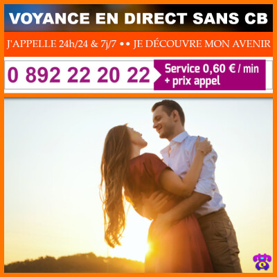 Voyance en direct sans attente 0892 22 20 22 cover