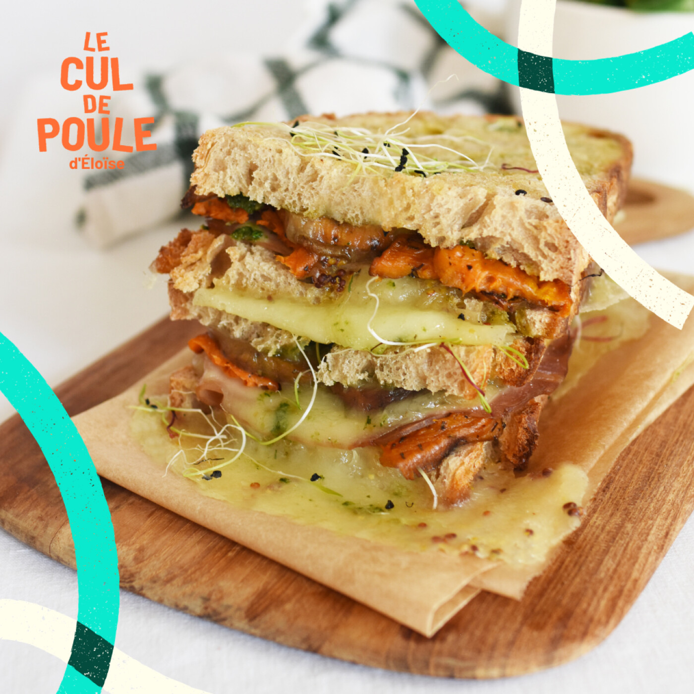 #27 - Croque pesto d’hiver et salade aux graines germées