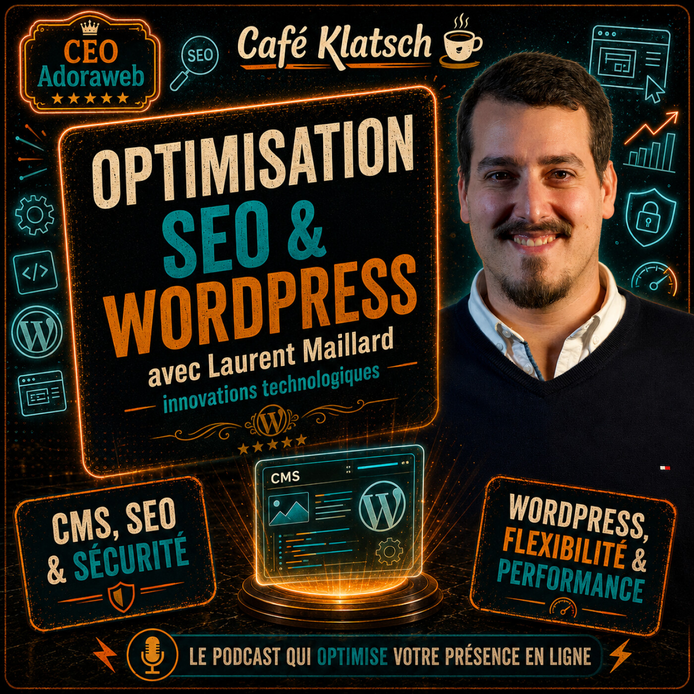 Optimisation SEO et WordPress : Café Klatsch avec Laurent Maillard sur les Innovations Technologiques