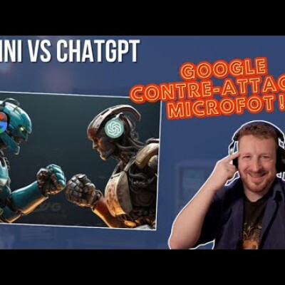 Gemini vs ChatGPT : Google contre-attaque Microsoft ! cover