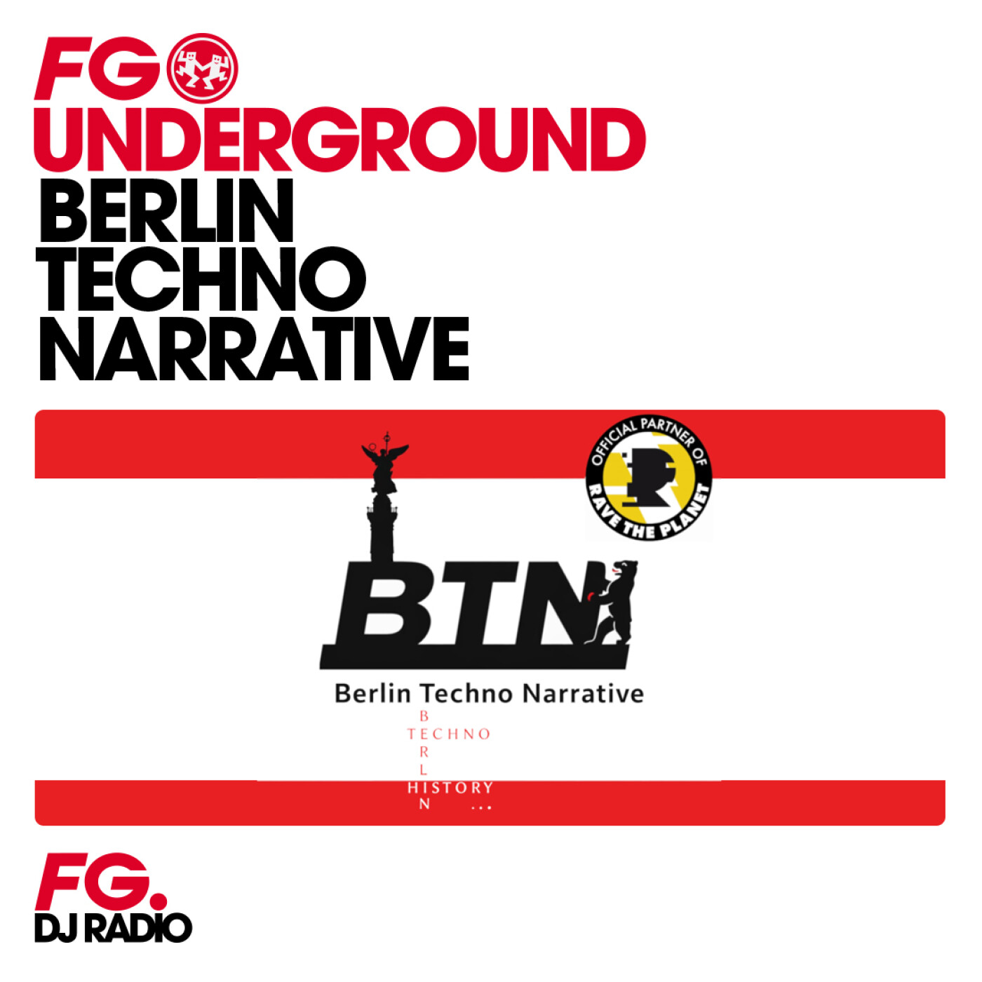 MIX : BERLIN TECHNO NARRATIVE — FG UNDERGROUND cover