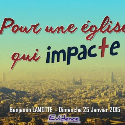 Pour une église qui impacte (1) cover