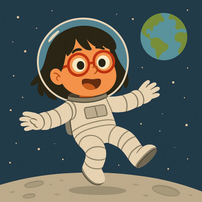 Pourquoi on marche sur la Terre mais on flotte sur la Lune ? cover