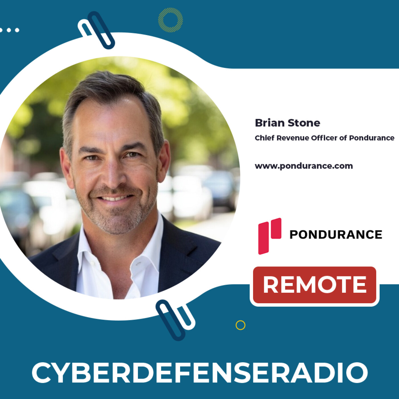 Cyber Defense Radio – Brian Stone – Chief Revenue Officer – Pondurance – Hotseat Podcast – 2026