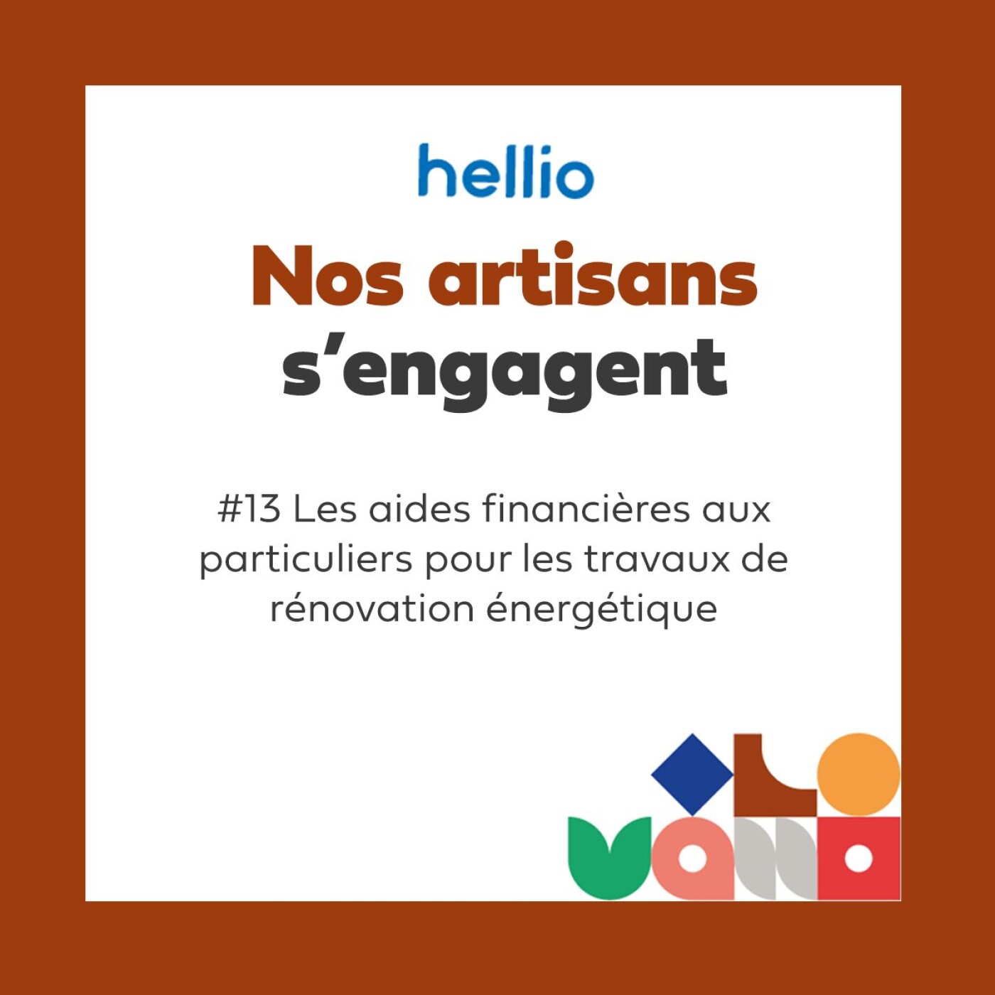 Nos artisans s’engagent par Hellio