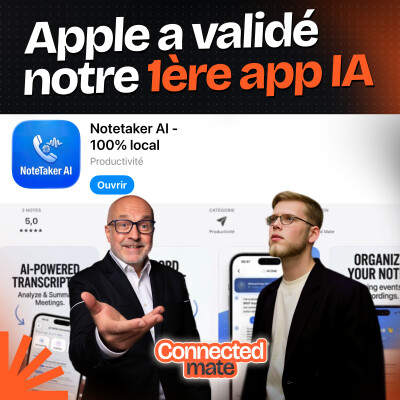 Apple a validé notre première appli IA cover