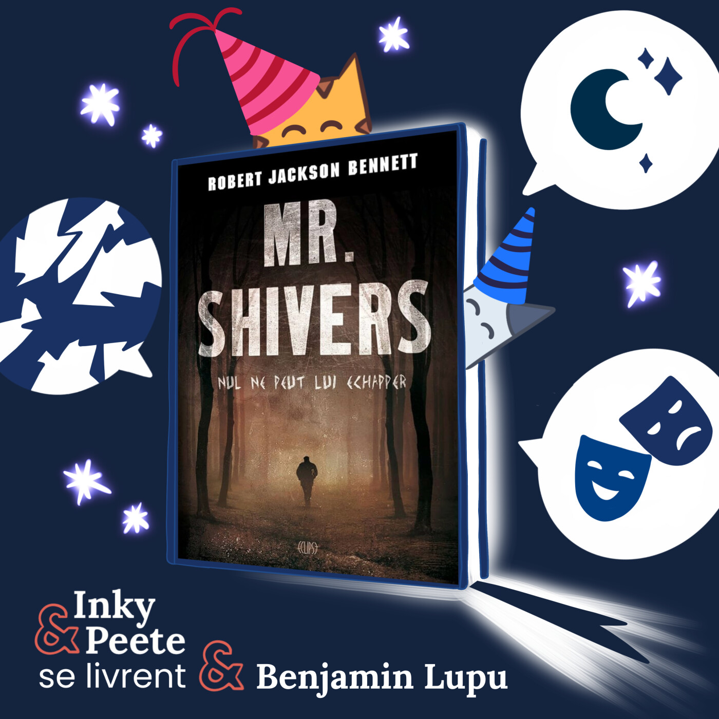 Inky et Peete se livrent - le podcast lecture qui donne voix aux premiers mots d’un livre