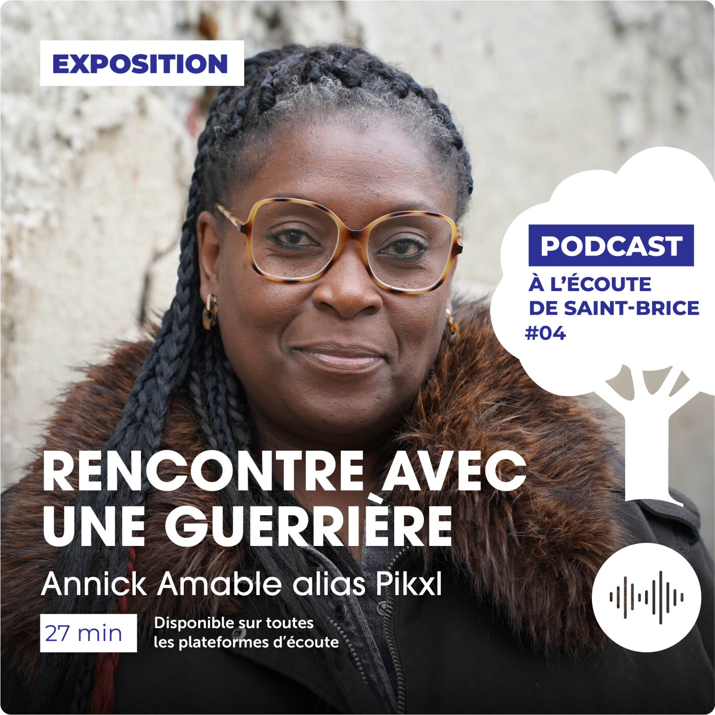Annick Amable, alias Pikxl, à l'occasion de son exposition episode artwork