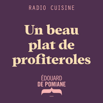 Un beau plat de profiterole cover