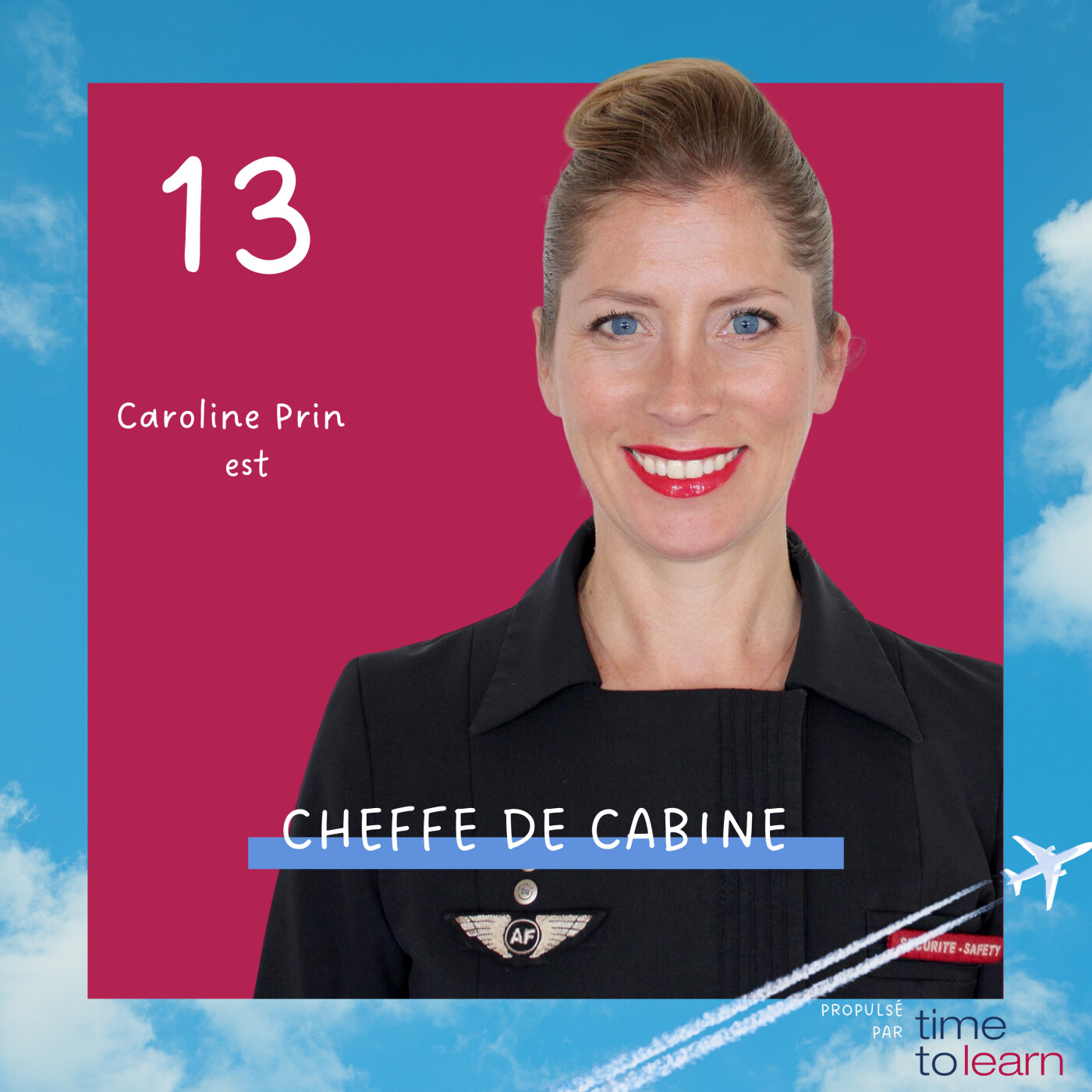 #13 - Caroline Prin est Cheffe de cabine episode artwork