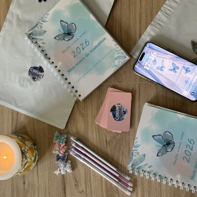 Précommande ton agenda Coeurs en transition cover
