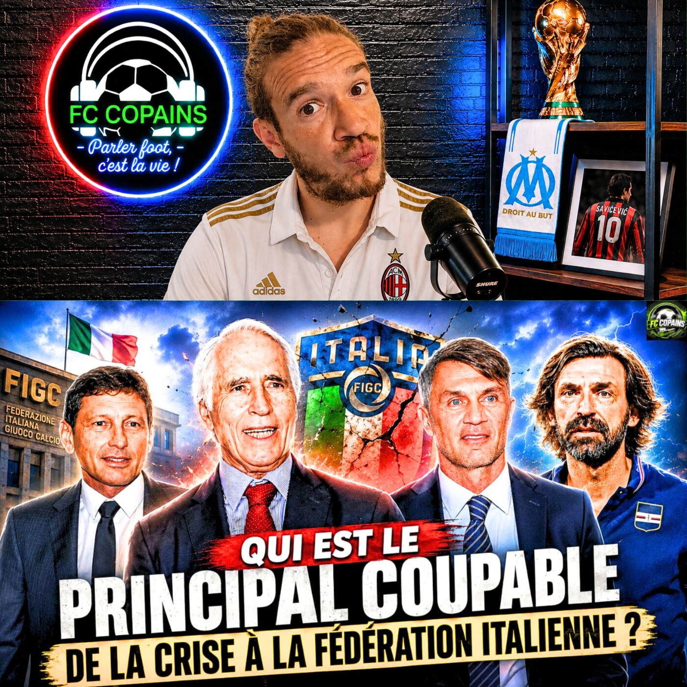 Débat Football International – Qui est le principal responsable de la crisé à la fédération italienne ?
