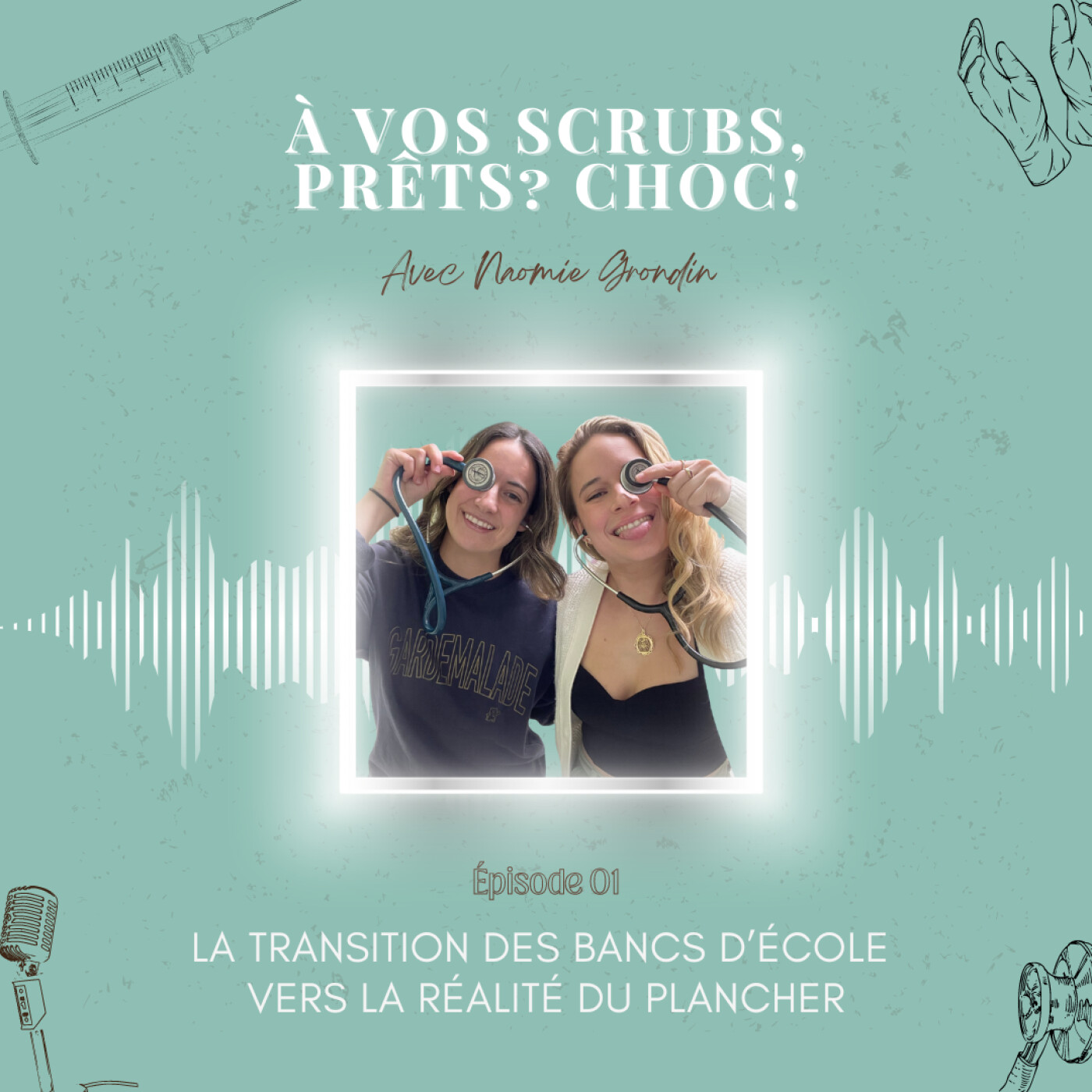 À vos scrubs, prêts? CHOC!
