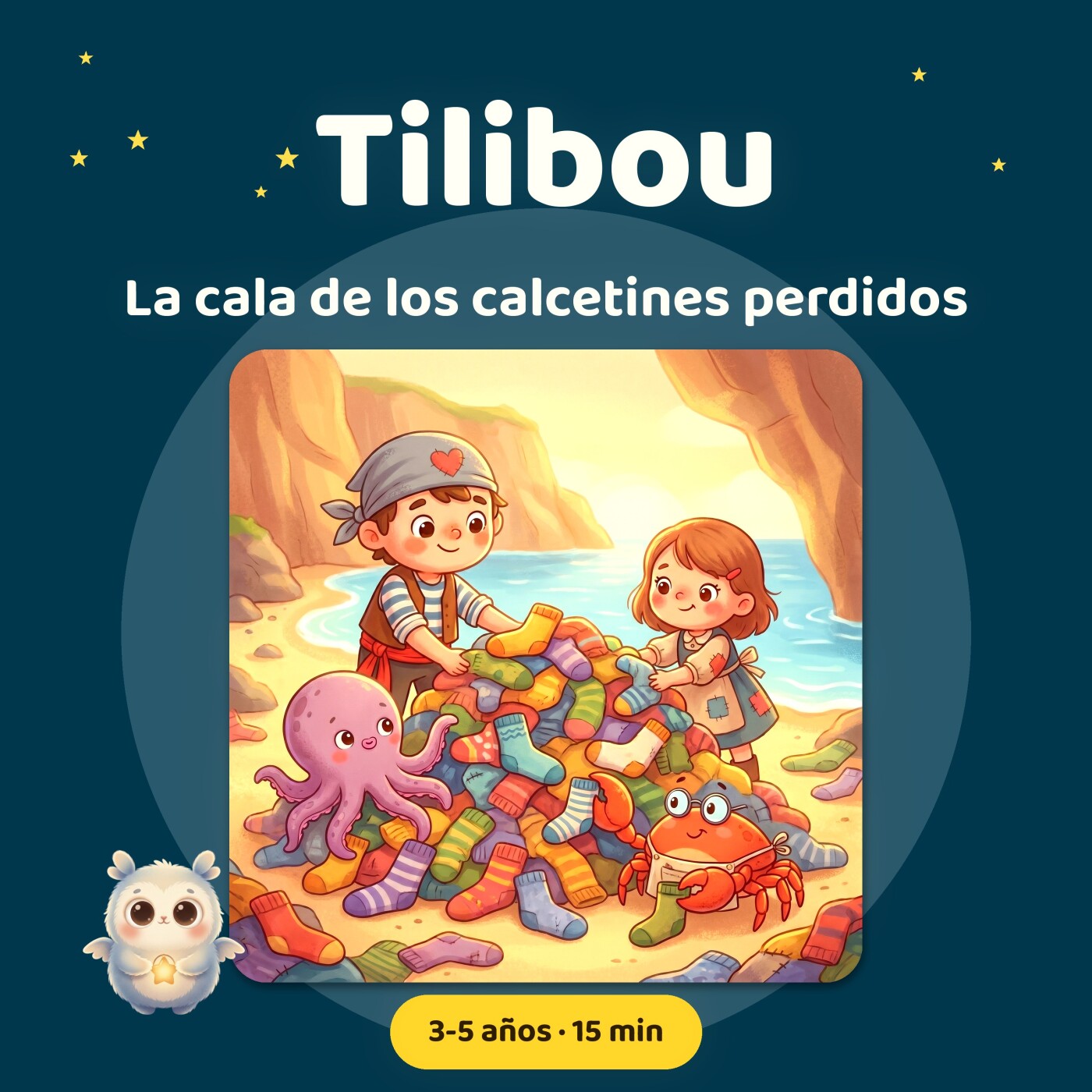 Tom el Pirata · La cala de los calcetines perdidos · una aventura de piratas · cuento para dormir · historia relajante para niños
