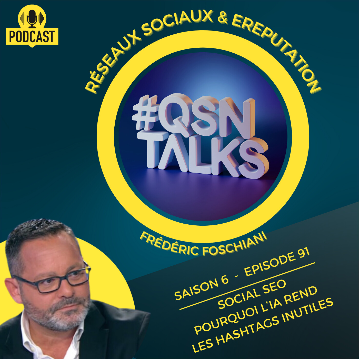 🎙️#QSNTALKS , le podcast des réseaux sociaux et de l\'eReputation