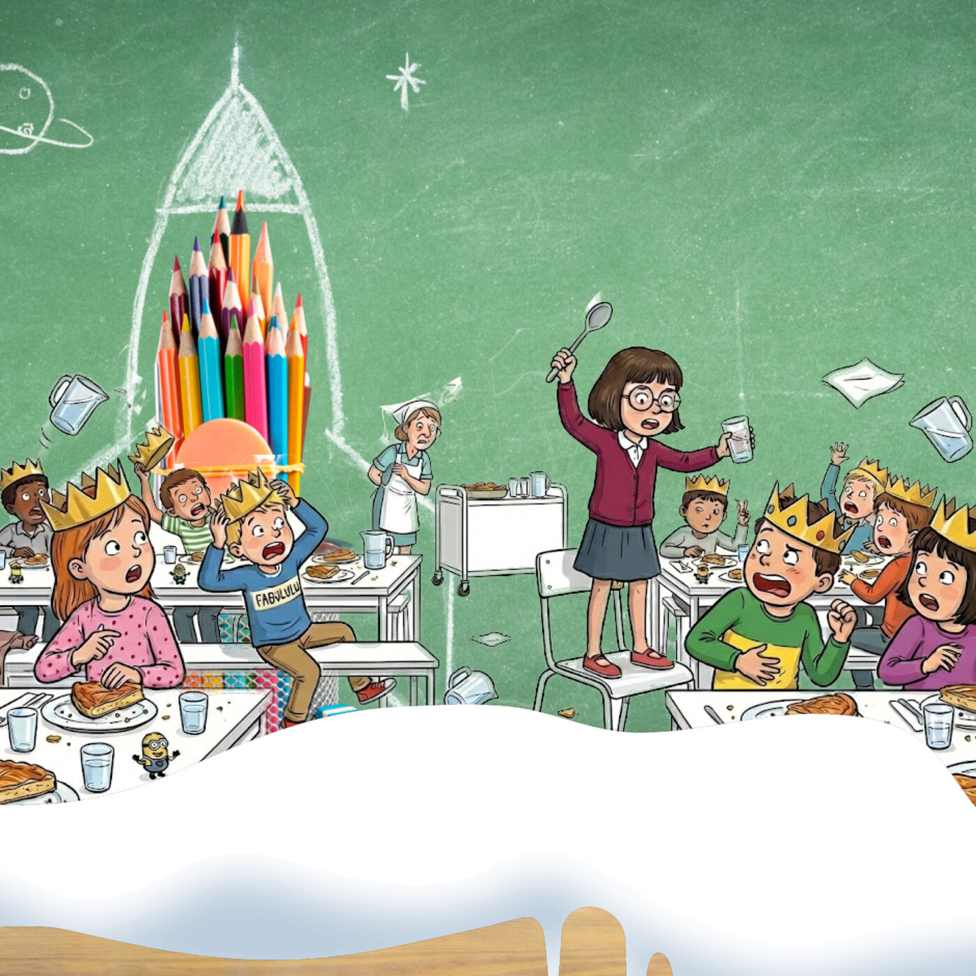 L'Anarchie de la Galette des Rois | Quand l'école devient un royaume de fous